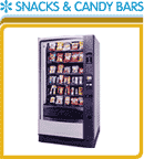 Snacks and Candy Bars Vending Machines